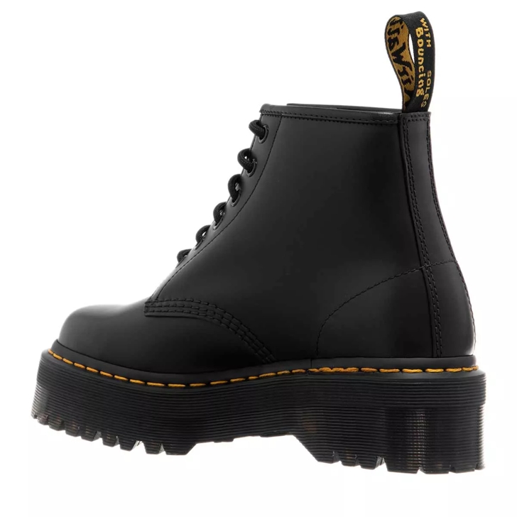 Dr. Martens 101 Quad Black Smooth Ankle Boot