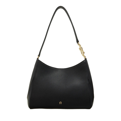 AIGNER Jerzy Black Hobo Bag