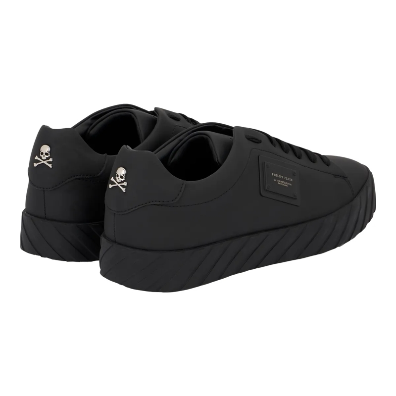 Philipp Plein Low-Top-Sneaker Lo-Top Turnschuhe Placca schwarz(Image 4)