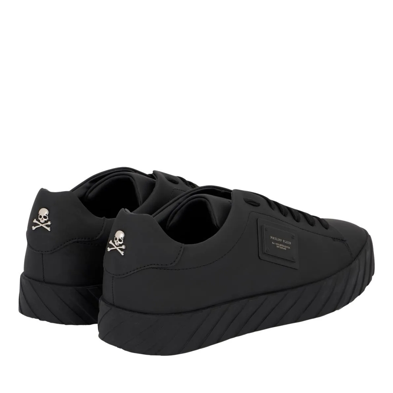 Philipp Plein Low-Top-Sneaker Lo-Top Turnschuhe Placca schwarz(Image 3)