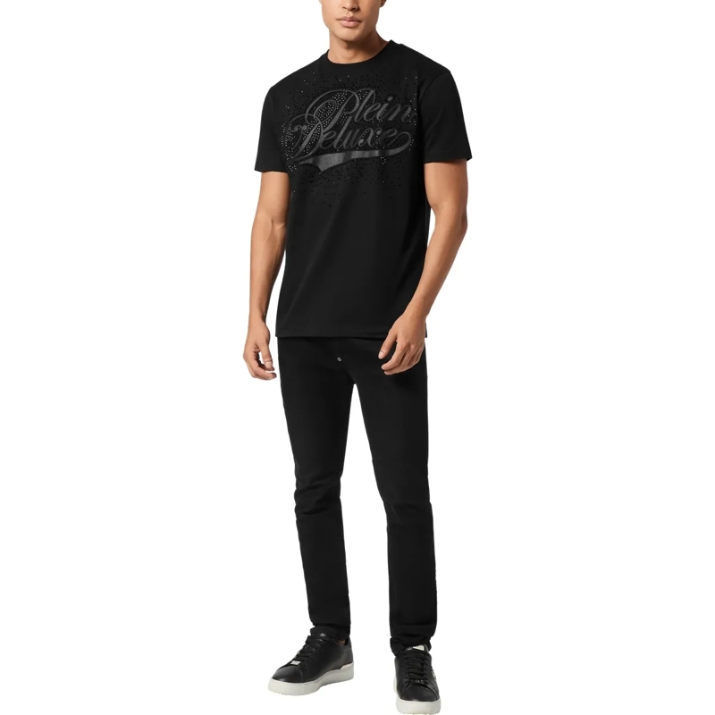 Philipp Plein T-Shirt T-Shirt Round Neck Ss Embellished schwarz(Image 4)