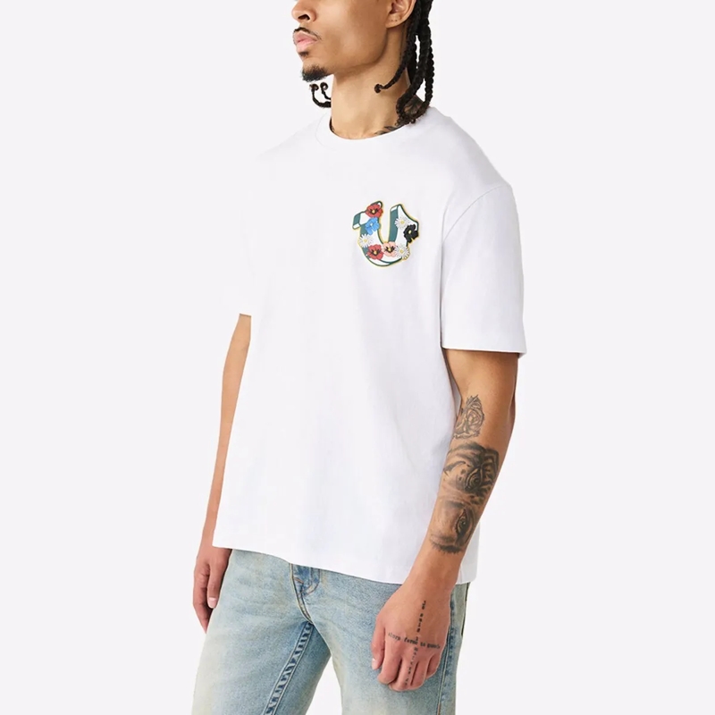 True Religion T-Shirt T-Shirt GARDEN weiss(Image 3)