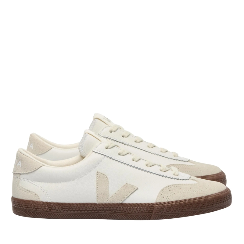 Veja Lage-top sneaker Volley White Natural Bark