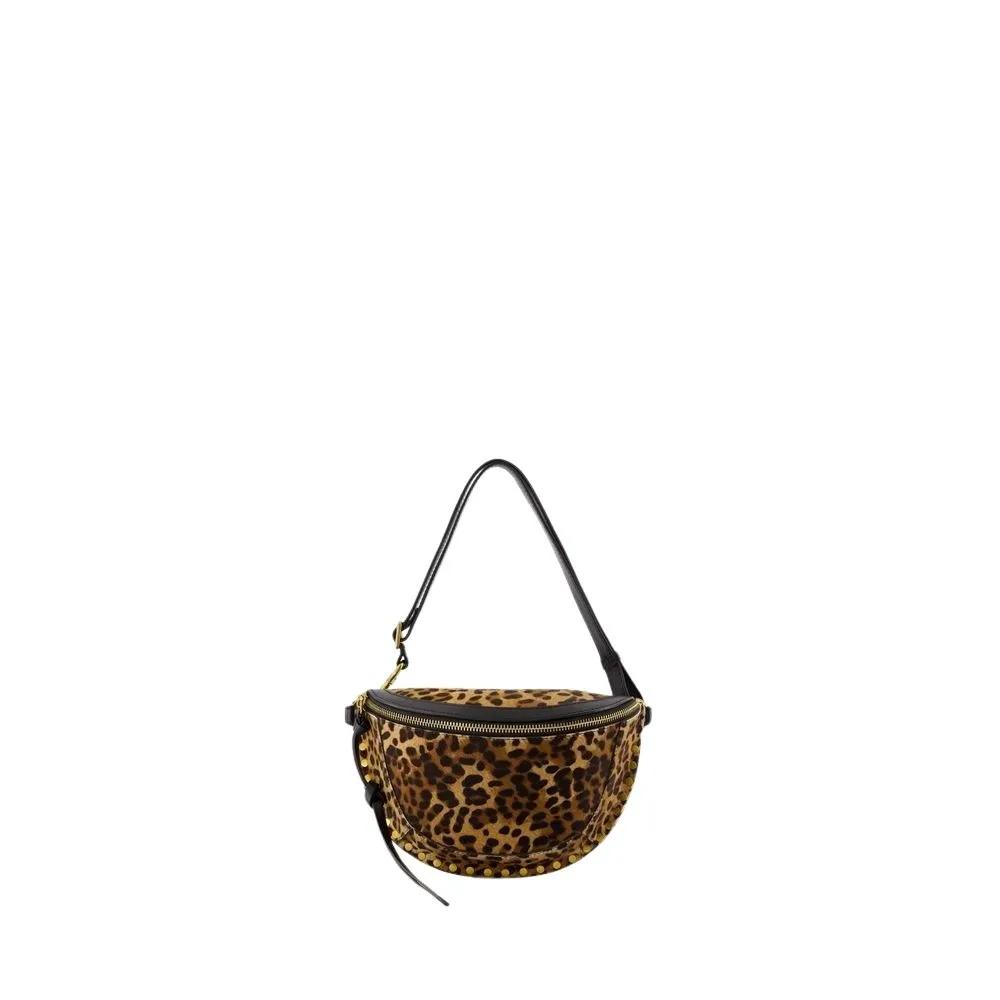 Isabel Marant Shopper - Skano Shoulder Bag - Leather - Leopard Print - Gr. unisize - in Braun - für Damen