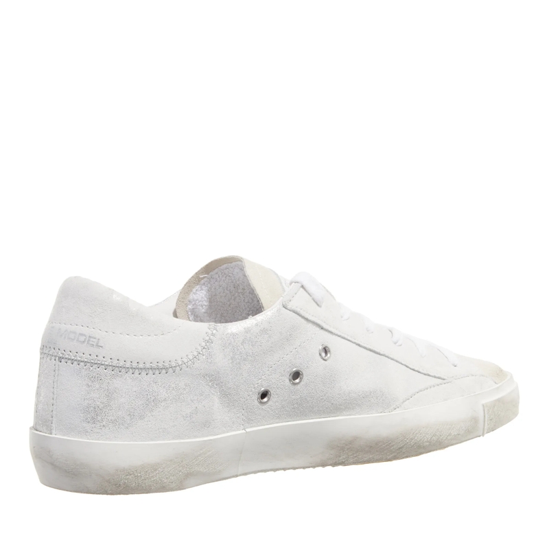 Philippe Model Lage-top sneaker Prsx Low Woman Metal Argent(Image 4)