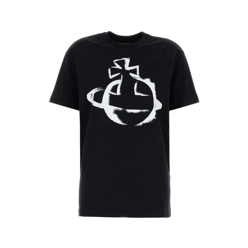 Vivienne Westwood T-shirt Stencil Orb Classic T-Shirt Black