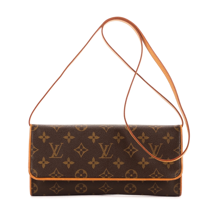 Louis Vuitton Crossbody Bag Twin GM braun