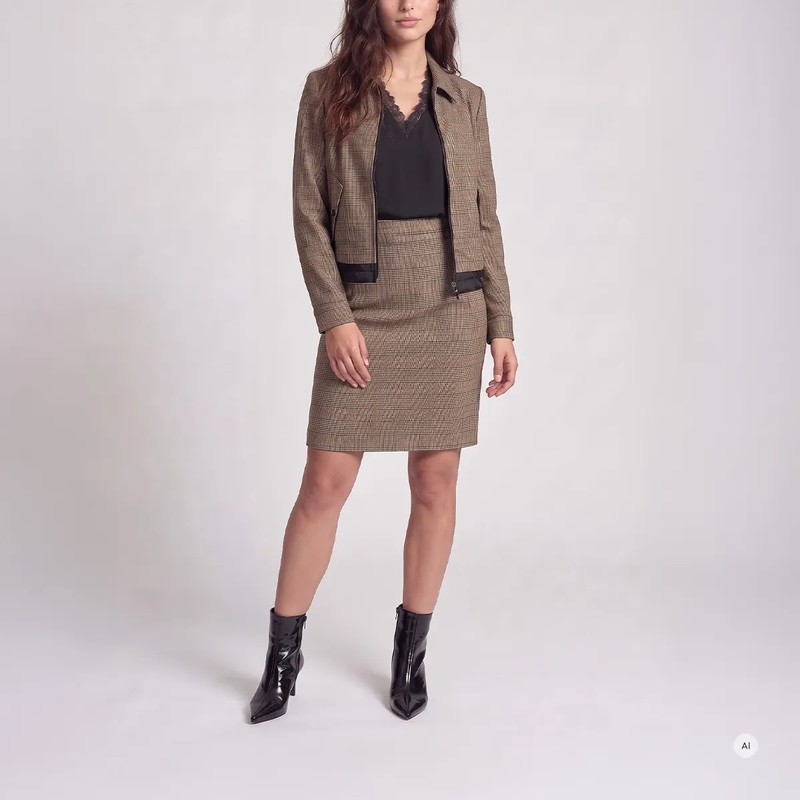 Marc Aurel Jacke Jacke- Papeltaschen mit Patte- angesetzte Mansc schwarz(Image 2)