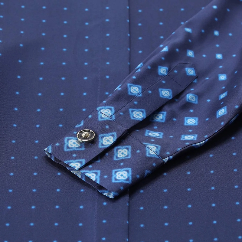 Casablanca Midikleid Midikleid aus Seide blau(Image 5)