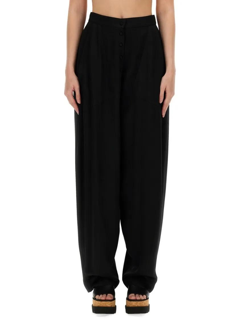 Thumbnail - Stella McCartney - High Waist Pants - Größe 40 - schwarz