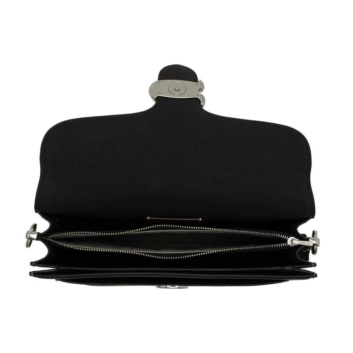 Coach Polished Pebble Leather Tabby Shoulder Bag 26 Refr Black