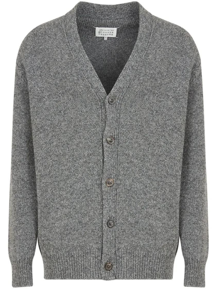 Maison Margiela - Wool Cardigan - Größe S - grau