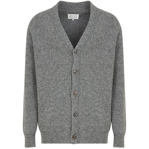 Maison Margiela Vest Wool Cardigan Grey