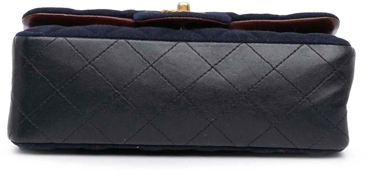 Thumbnail - Chanel Hobo Bags - 2018-2019 Mini Rectangular Classic Jersey Sailor S - Gr. unisize - in Blau - für Damen