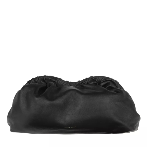 Mansur Gavriel Cloud Clutch Leather Black Aftonväska med spänne