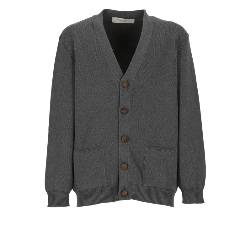 Golden Goose Cardigan Oversized Strickjacke Darryl Grau