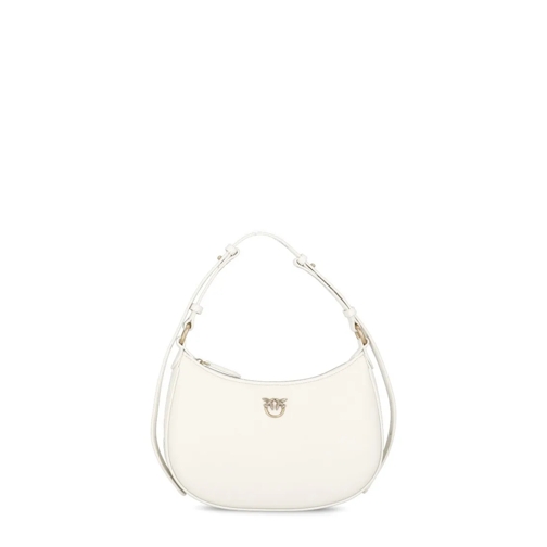 Pinko Schultertasche White Mini Love Half Moon Bag White