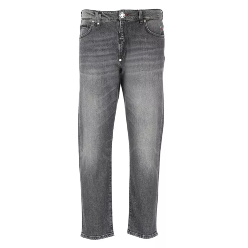 Philipp Plein Cotton Jeans Grey 