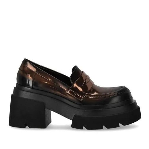 Elena Iachi Ruth Bronze Loafer Brown Loafer