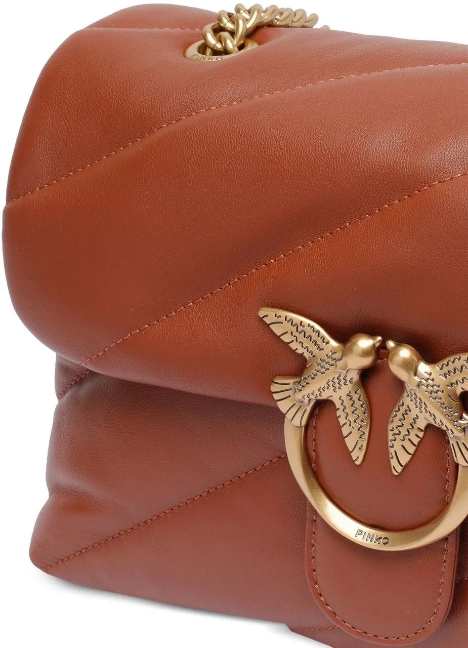 pinko Hobo bags Brown in bruin