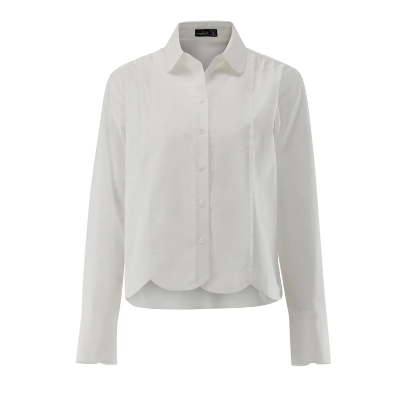 VAN LAACK Bluse Bluse Modern Fit Uni weiss