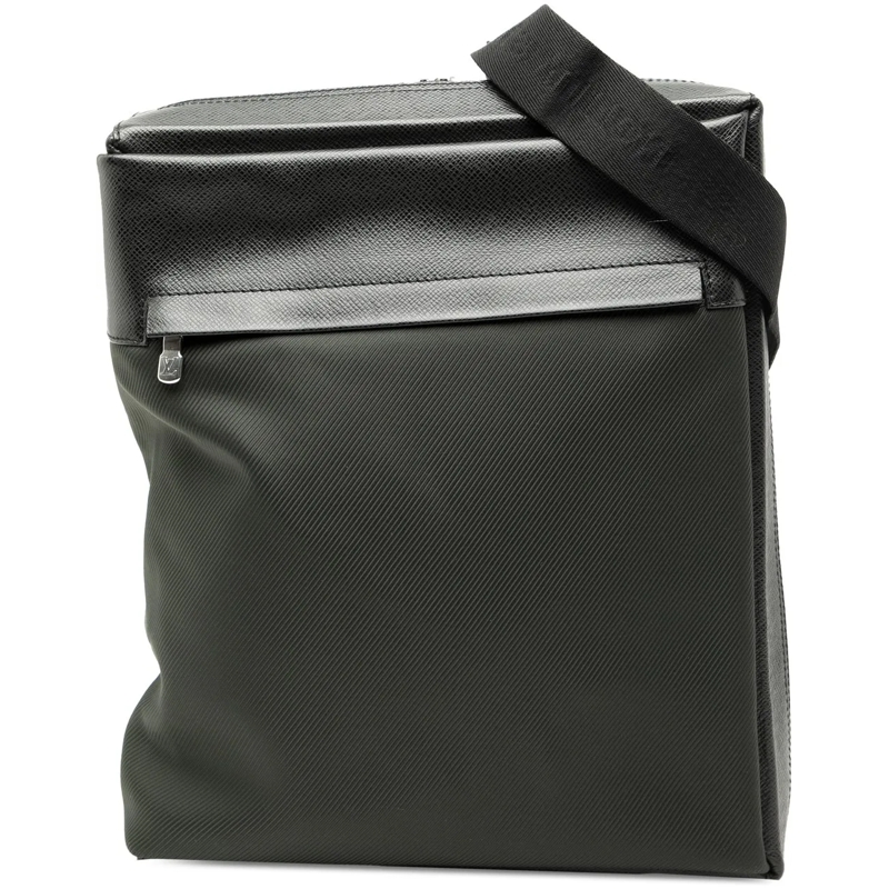 Louis Vuitton Schultertasche Taiga Beluga schwarz