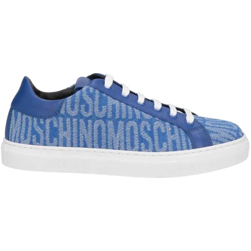 Moschino T-Shirt Moschino Logo Low Top Sneakers blau