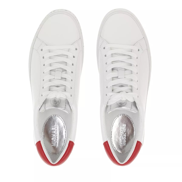 Michael Kors Chapman Lace Up Optic White Multi Low Top Sneaker