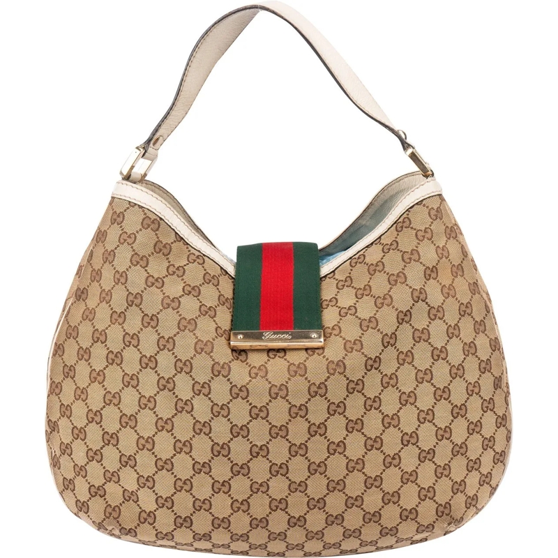 Gucci Sac à bandoulière Gucci GG Monogram Sherry Line Handbag braun