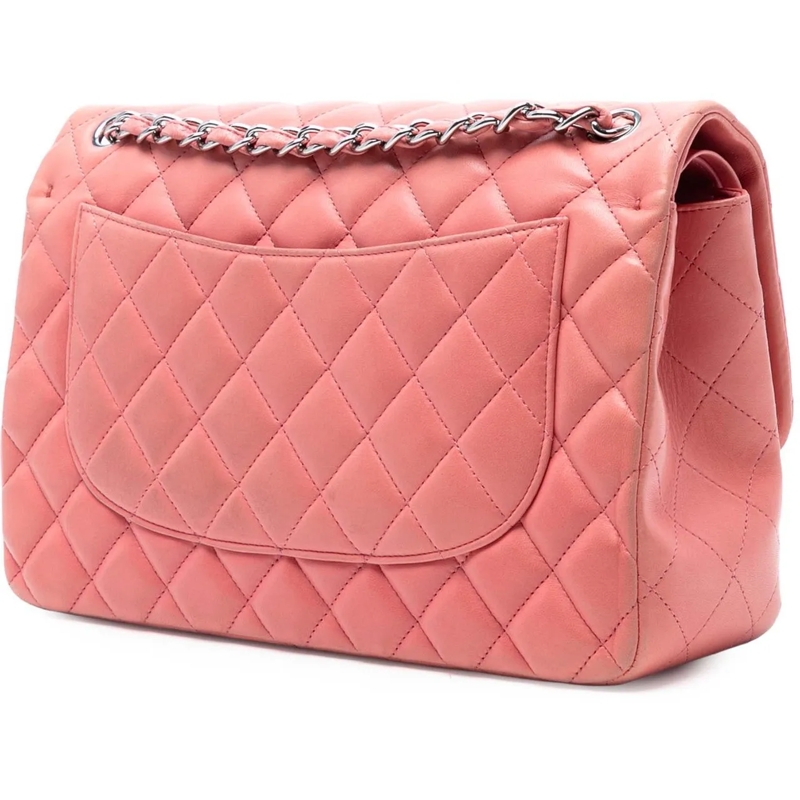 Chanel Schultertasche Jumbo Classic Lambskin Double Flap rose
