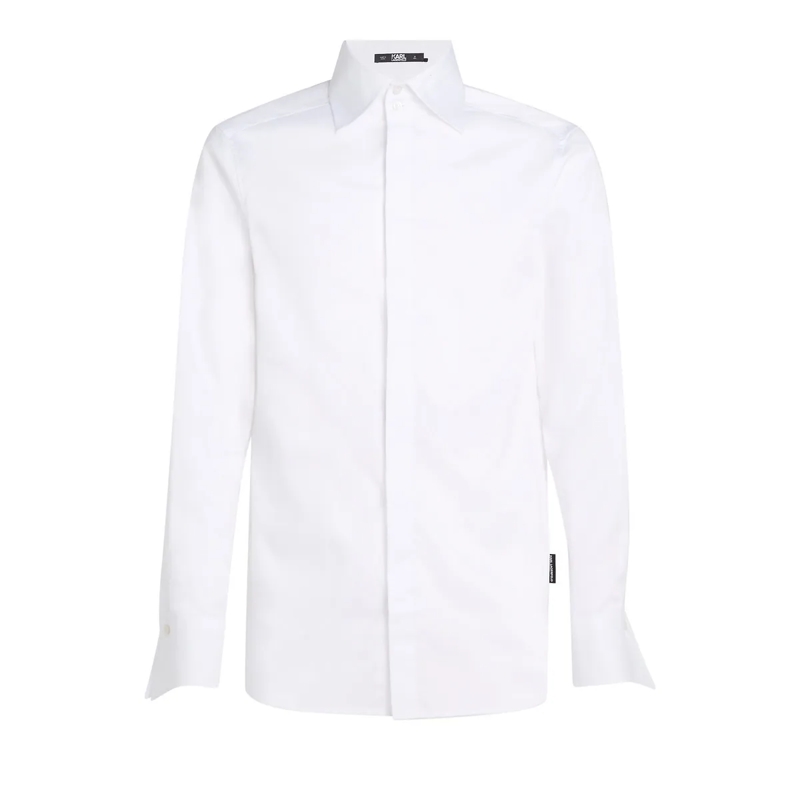 Karl Lagerfeld Hemd ESSENTIAL KARL-HEMD weiss