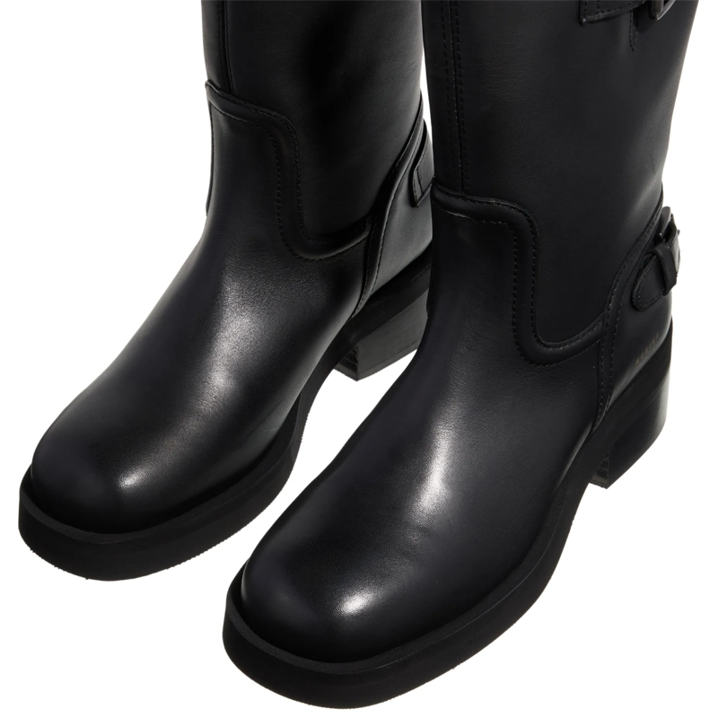 Nubikk Biker Boots Eve Leva Black Leather(Image 5)