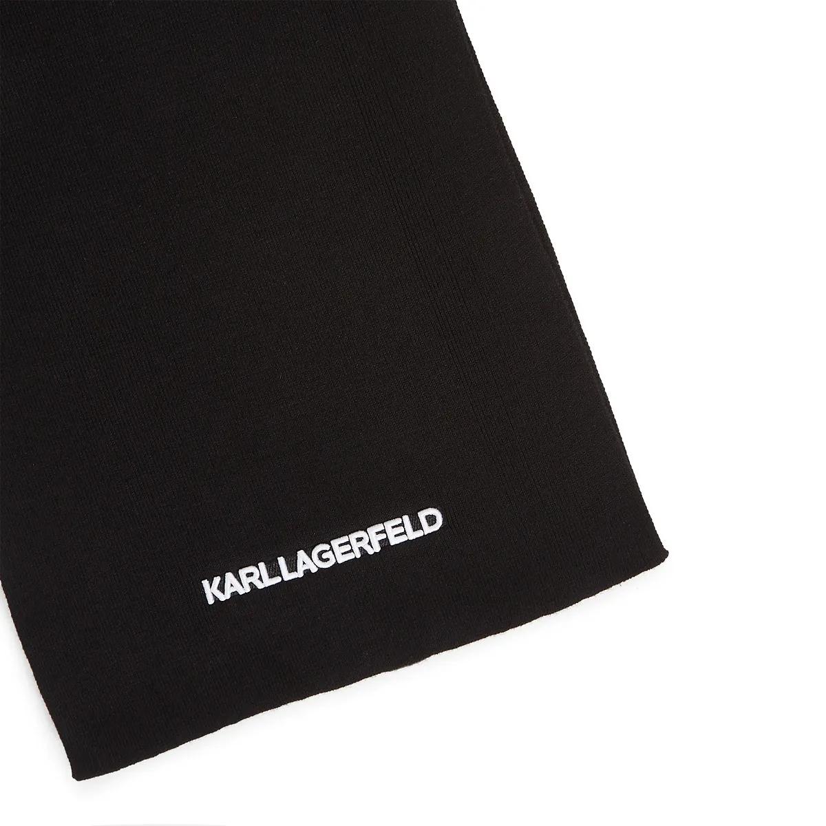 Thumbnail - Karl Lagerfeld Tücher & Schals - Schal mit Logo - Gr. unisize - in Schwarz - für Damen