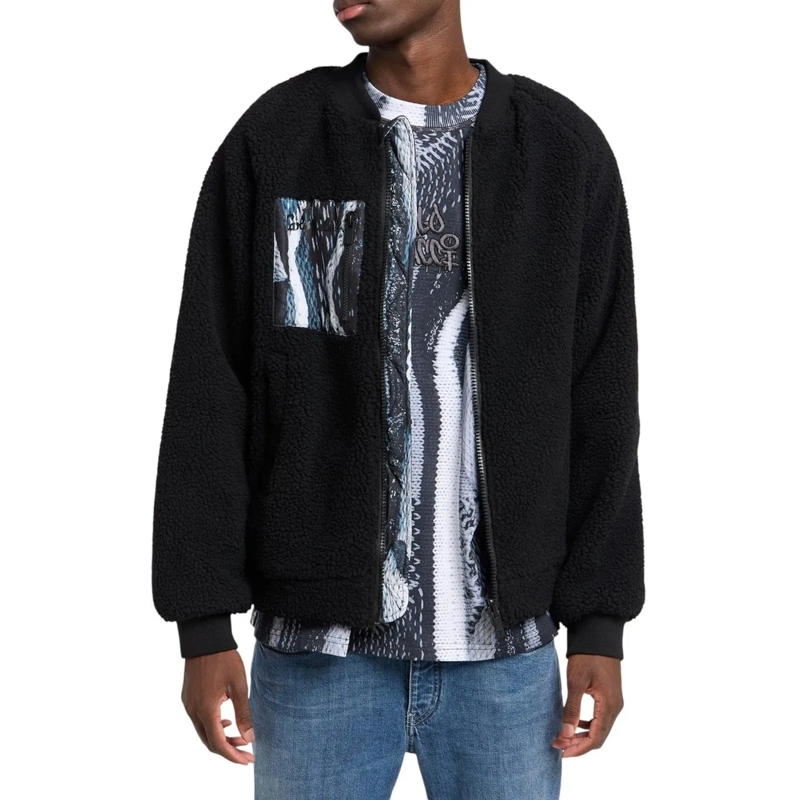 Carlo Colucci Daunenjacke Heren Jas schwarz