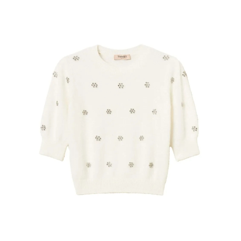 Twin-Set Pullover Sweaters White weiß