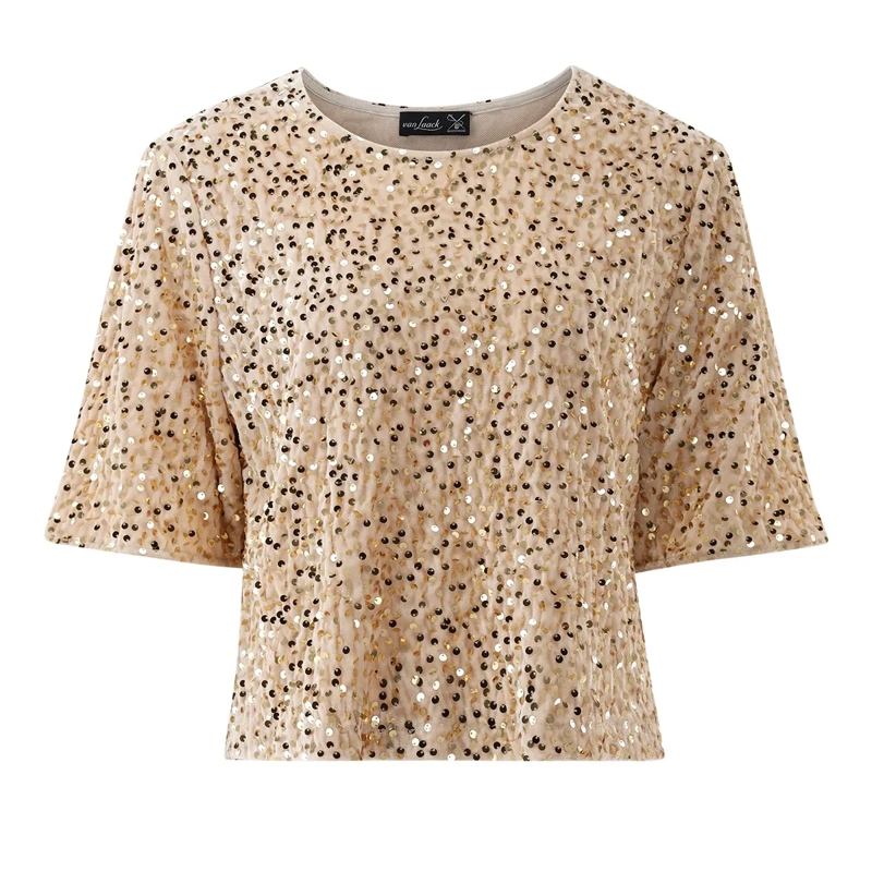 VAN LAACK Bluse Bluse Modern Fit Uni braun