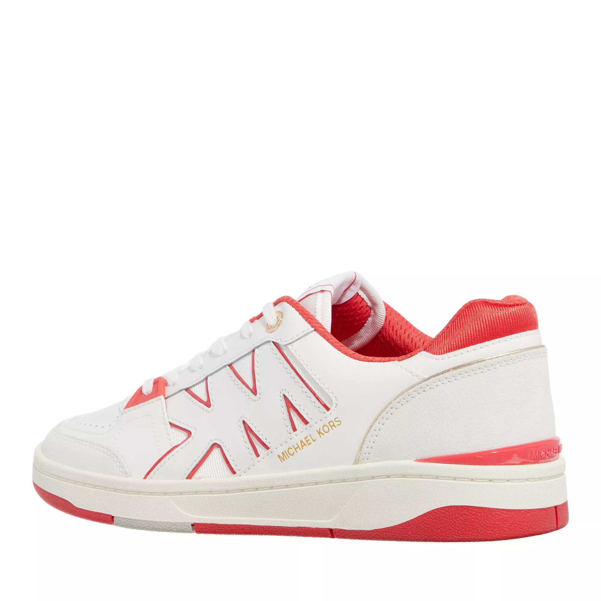 Michael kors red and white sneakers deals