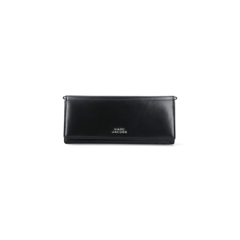 Marc Jacobs Pochette Rectangular Black Bag With Finish Black