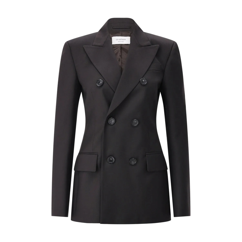 Sportmax Blazer Doppelreihiger Blazer Adamo Dunkelbraun