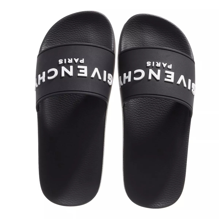 Black and white outlet givenchy slides