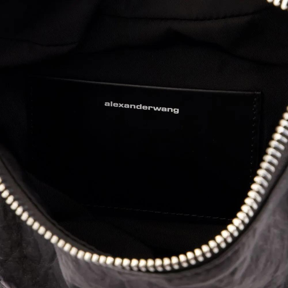 alexander wang Hobo bags Twyst Top Handle Bag Leather Black in zwart