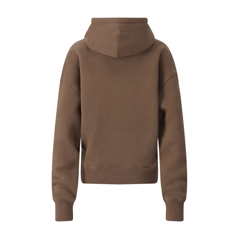 AMI Paris Pullover Hoodie mit Logo braun(Image 2)