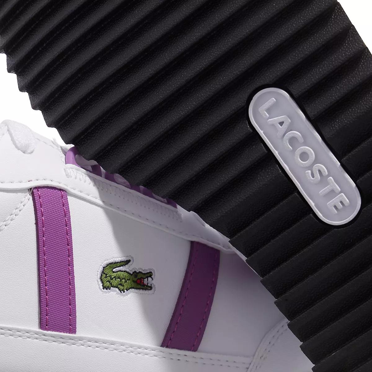 Lacoste purple online shoes