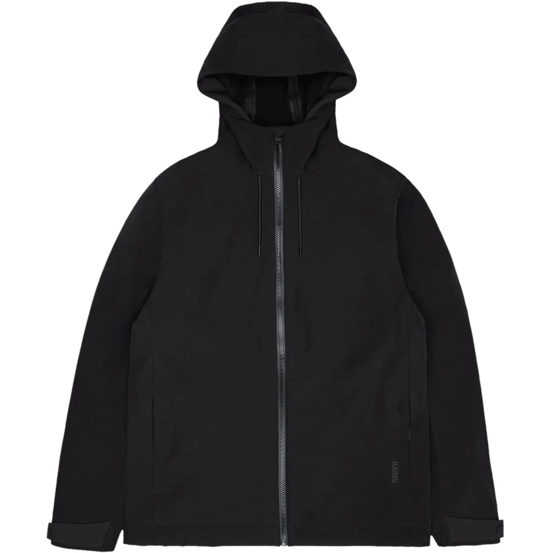 Rains Daunenjacke Giacca Suva SoftShell Nera schwarz