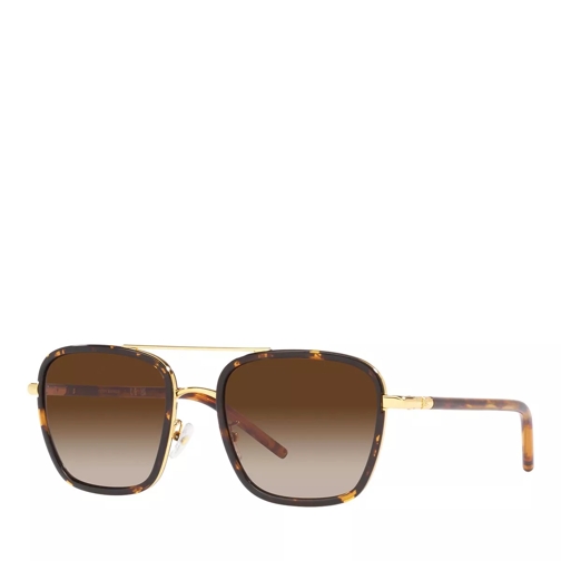 Tory Burch 0TY6090 Shiny Gold / Dark Tortoise Sunglasses