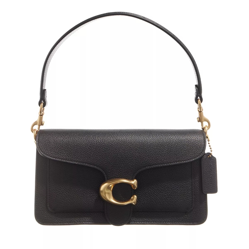 Coach Satchel Polished Pebble Leather Tabby Shoulder Bag 26 Black 2