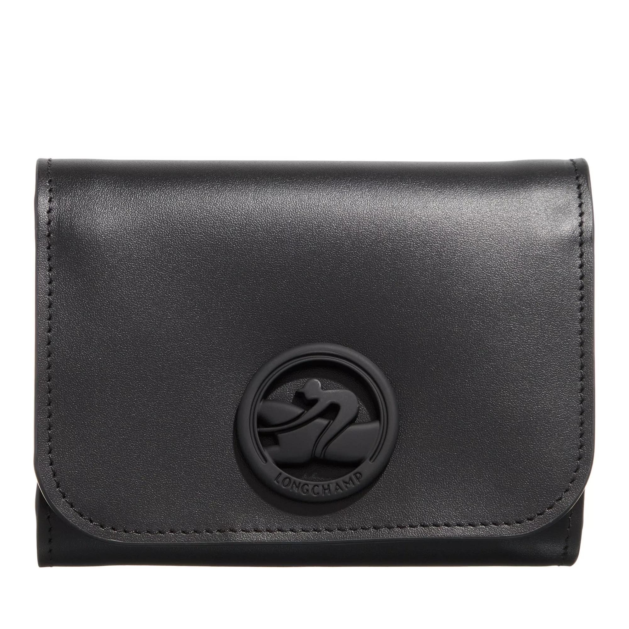 Longchamp Portemonnaie - Box-Trot Colors Compact Wallet - Gr. unisize - in Schwarz - für Damen