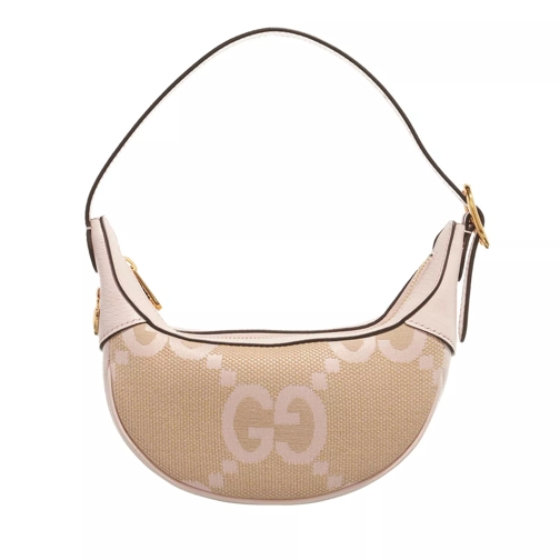Gucci Gucci Ophidia Jumbo GG Mini Bag Beige and Light Pink Liten väska