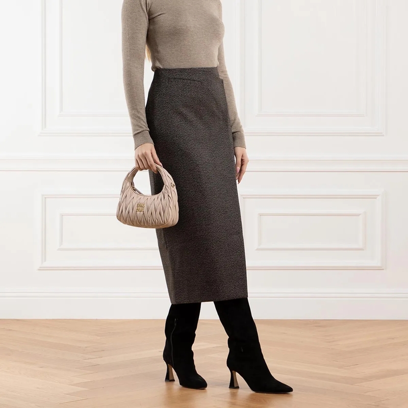 Miu Miu Hobo Bag Hobo Bag Cipria(Image 3)