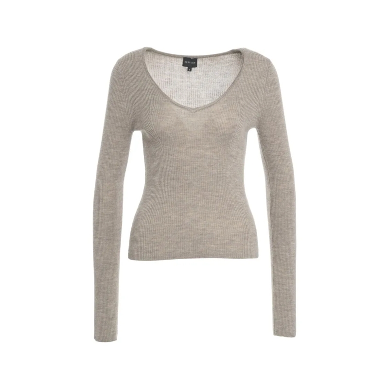 HERSKIND Pull Nova' Ribbed Sweater Grey